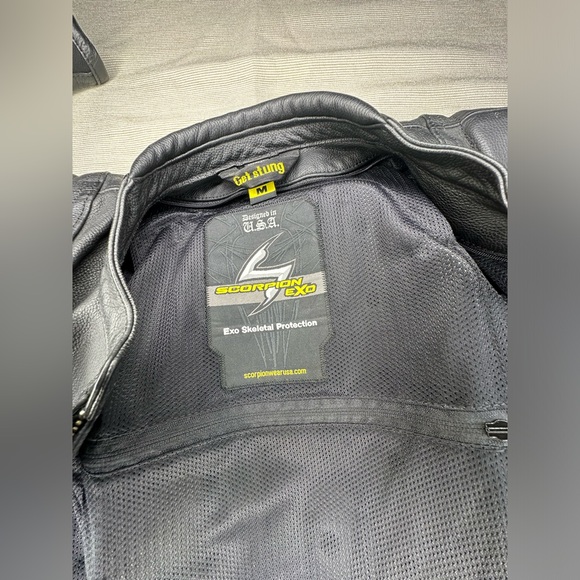 Get Stung Scorpion EXO Leather Motorcycle Riding jacket - Picture 13 of 15